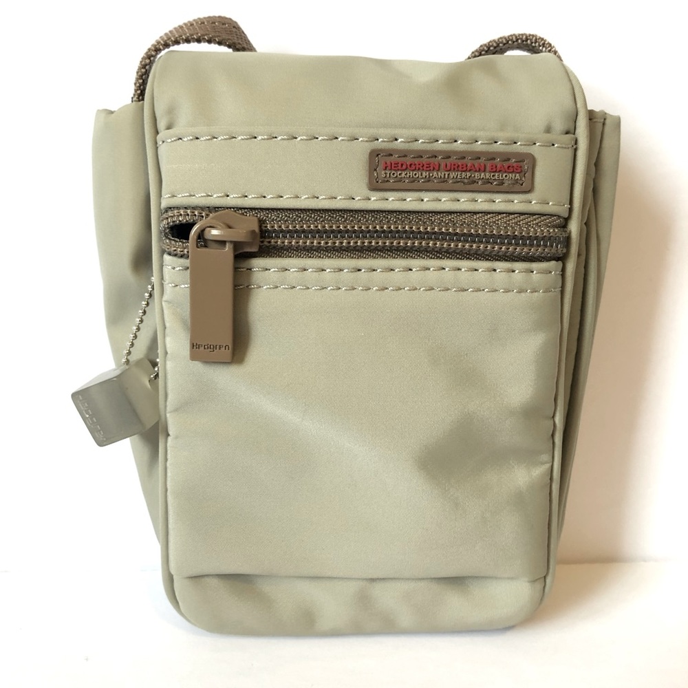 Vintage HEDGREN mini expanding Xbody pouch EUC